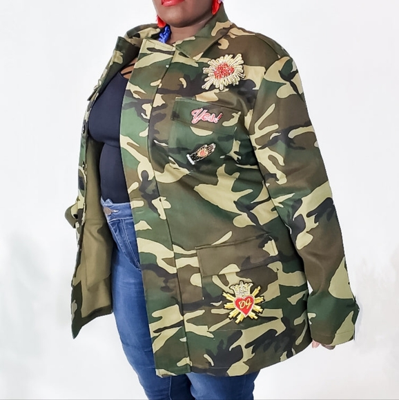 Taffycat's Boutique Jackets & Blazers - That Diva Camo Jacket